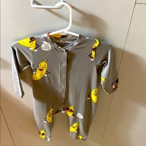 Mini rodini organic for baby jumpsuit (6-9m)